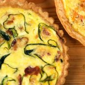 Bacon and Zucchini Quiche