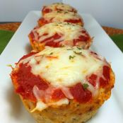 Chicken Parmesan Meatloaf Muffins