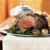 Rosemary-Dijon Crusted Standing Rib Roast