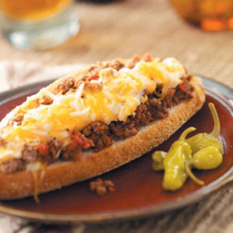 Baked Lasagna in a Bun Recipe