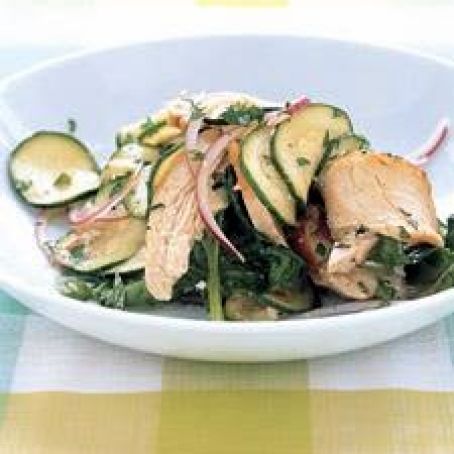 Zucchini and Chicken Salad