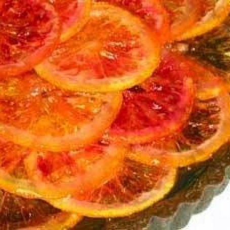 Chocolate Blood Orange Tart