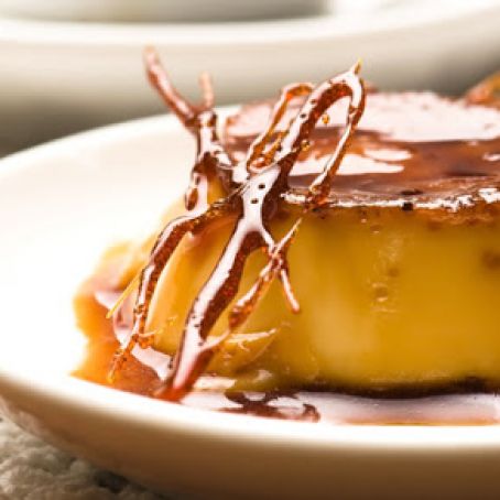 Flan al cardamomo
