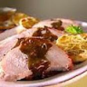 Roasted Pork Loin with Roasted Garlic Vinaigrette