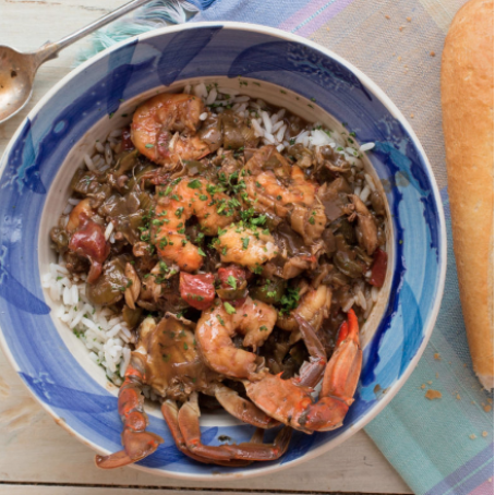 Lucy’s Signature Summer Seafood Gumbo