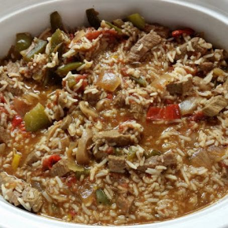 K's Slow Cooker Pepper Steak