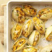 Sweet Potato & Caramelized Onion Shells Recipe