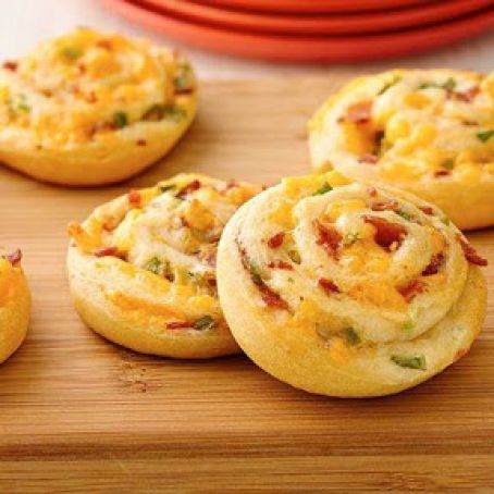 BACON-CHEDDAR PINWHEELS