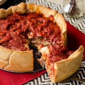 Pizza - Mozzarella Mac Deep Dish Pizza