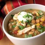 Slow cooked white chili