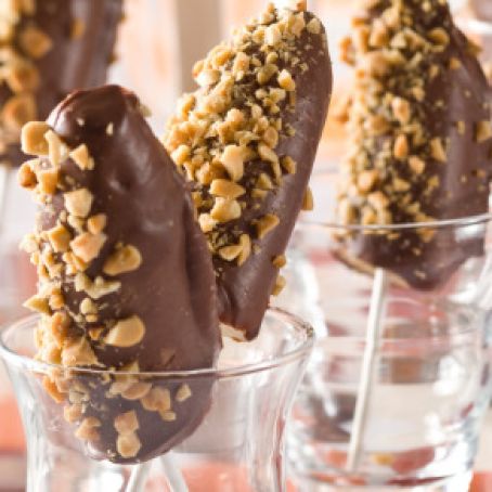Banana Chocolate Pops