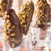Banana Chocolate Pops