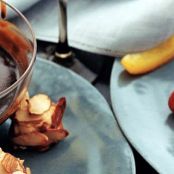 CHOCOLATE FONDUE w/MACAROONS