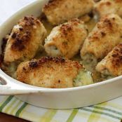 Chicken Rollatini Stuffed with Zucchini and Mozzarella