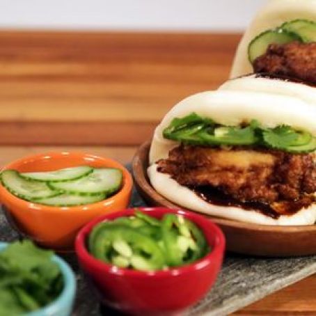 Fried Chicken Steamed Buns