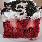Red Velvet Poke Cake