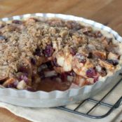 Apple-Cranberry Crumb Pie