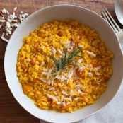 Butternut Squash and Saffron Risotto