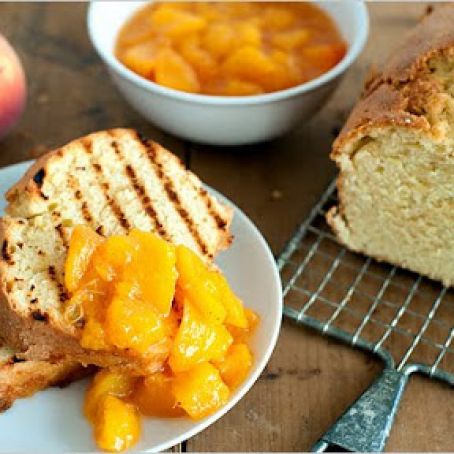 GRILLED ROSE WATER POUNDCAKE