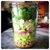 TUNA - Arugula & Tuna Jar Salad