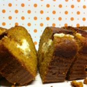 Pumpkin Bread with Cream Cheese Filling