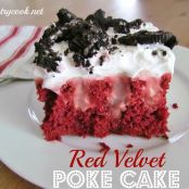 Red Velvet Poke Cake