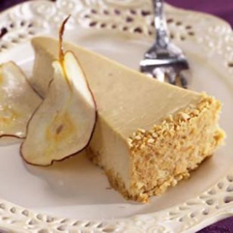 Pear & Ginger Cheesecake