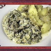 Cube Steaks Florentine