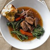 Pumpkin-Braised Pork with Greens