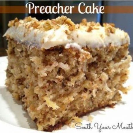 Preacher Cake with Cream Cheese Frosting