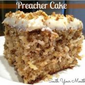 Preacher Cake with Cream Cheese Frosting