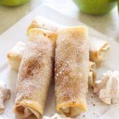 Baked Apple Pie Egg Rolls