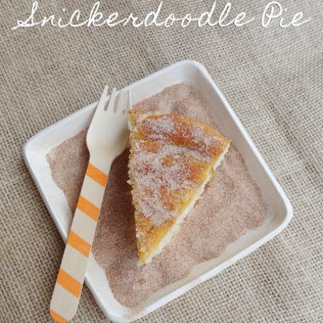 Snickerdoodle Pie