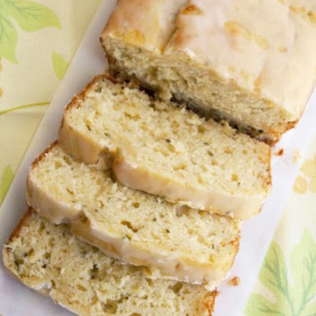 LEMON-ZUCCHINI LOAF WITH LEMON GLAZE