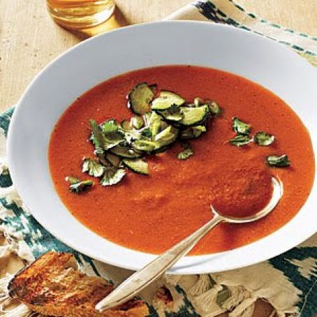 Grilled Vegetable Gazpacho