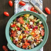 Chickpea Greek Salad