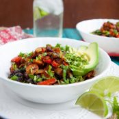 Roasted Veggie and Black Bean Bowls
