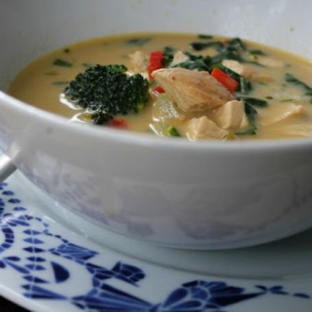 Coconut Chicken Soup (Paleo, gluten-free, dairy-free)