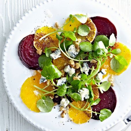 BEET, ORANGE AND WATERCRESS SALAD
