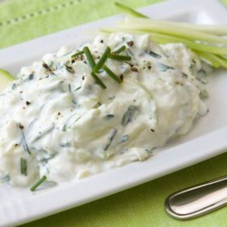 Fruit Dip- Cool-as-a-Cucumber Raita- 15 Calories
