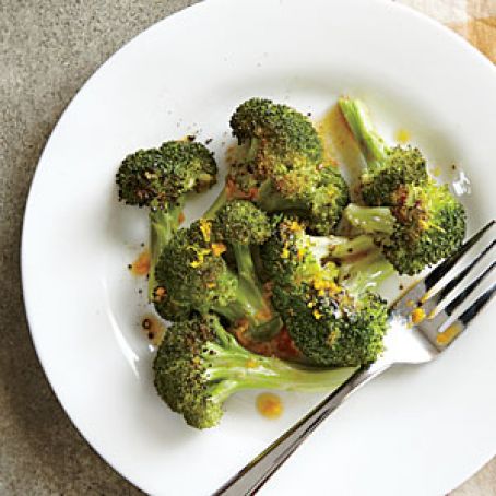 Charred Broccoli with Orange Browned Butter