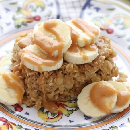 Peanut Butter Banana Bread Baked Oatmeal