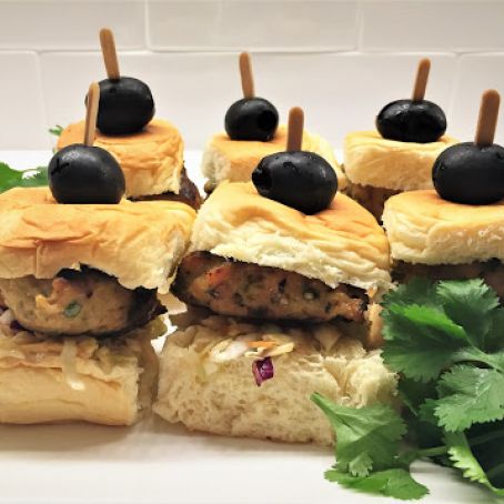 Asian Chicken Sliders with Hoisin Mayo