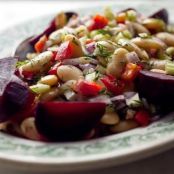 GREEK MARINATED WHITE BEANS & BEETS