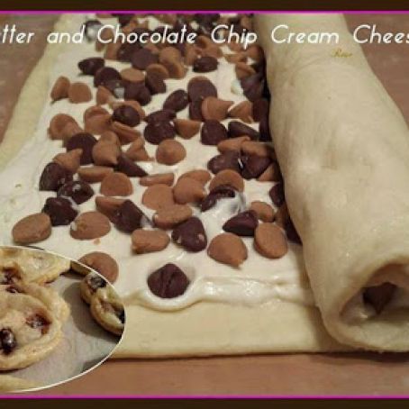 Peanut Butter & Chocolate Chip Cream Cheese Cookies