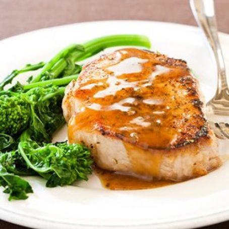 Skillet Glazed Pork Chop