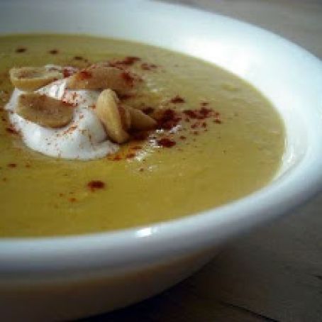 Pumpkin Peanut Thai Soup