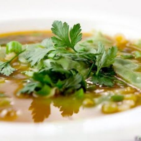 Asian Pistou Dumplings in Lime Broth By Ming Tsai