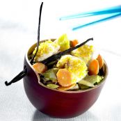 Pan-fried Monkfish Cheeks Blanquette Style, with Vanilla