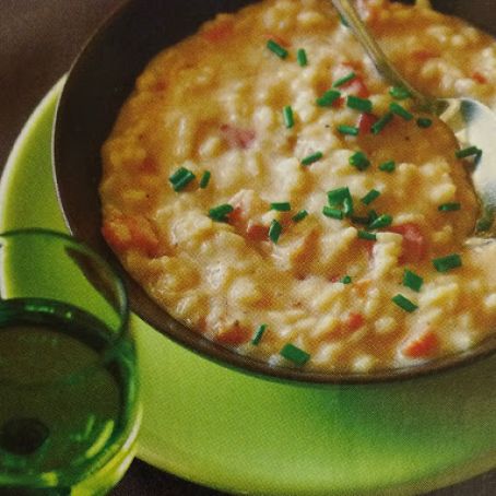 RISOTTO WITH TALEGGIO CHEESE AND BACON